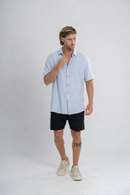 Short Urban Sarja Com Elastano Preto - Linha Urban