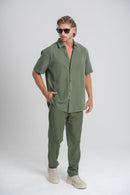 Calça Vegas Liocel Verde Militar - Linha Urban