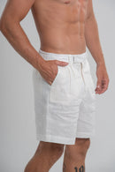 Conjunto Amalfi Puro Linho Off White - Linha Resort