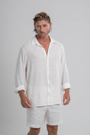 Conjunto Amalfi Puro Linho Off White - Linha Resort