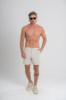 Short Aqua Tailor Creme - Linha Resort