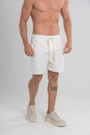 Short Urban Sarja Com Elastano Off White - Linha Urban