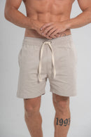 Short Urban Sarja Com Elastano Bege - Linha Urban