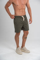 Short Urban Sarja Com Elastano Verde Escuro - Linha Urban