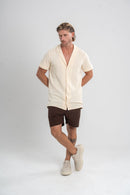 Short Urban Sarja Com Elastano Marrom - Linha Urban