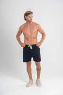 Short Urban Sarja Com Elastano Azul Escuro - Linha Urban