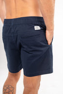 Short Urban Sarja Com Elastano Azul Escuro - Linha Urban