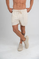 Short Linho Cut - Linha Resort - Natural