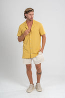 Short Linho Cut - Linha Resort - Natural