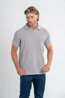 Conjunto Camisa Polo Rich Cinza + Calça Luxor Egípcio Azul