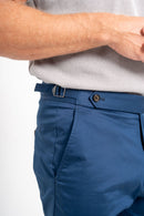 Conjunto Camisa Polo Rich Cinza + Calça Luxor Egípcio Azul