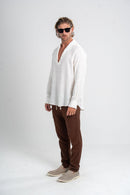 Bata Riviera Off White - Linha Resort