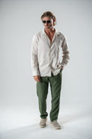 Camisa Linen Monte Carlo Natural - Linha Resort