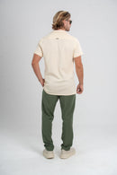 Conjunto Camisa New Paradizo Bege Claro + Calça Vegas Verde