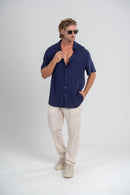 Camisa Easy Vibe Azul Marinho - Linha Urban