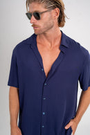 Camisa Easy Vibe Azul Marinho - Linha Urban