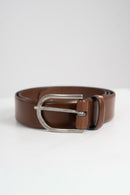 Cinto Belmont - Couro Liso Marrom