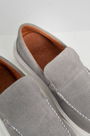Loafer Portofino Camurça - Linha Resort - Cinza