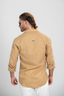 Camisa Positano Marrom Claro – Linha Resort