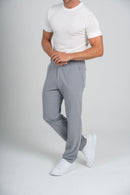 Conjunto Camiseta Tricô Modal Off White + Calça Casablanca Cinza Claro