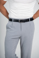 Cinto Belmont - Couro Liso Preto