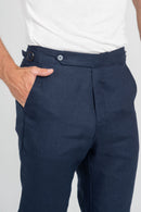 Conjunto Camisa Tricô Modal Off + Calça Linho Amalfi + Sandália Ibiza