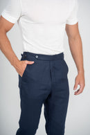 Conjunto Camisa Tricô Modal Off + Calça Linho Amalfi + Sandália Ibiza