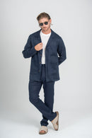 Camiseta Tricot Modal Slim Off White - Linha Rich
