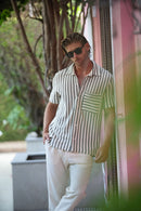 Camisa Matias Tricô Listrado - Linha Resort