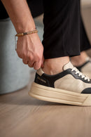 Tênis Life Style Areia e Preto - Linha Essential