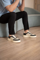 Tênis Life Style Areia e Preto - Linha Essential