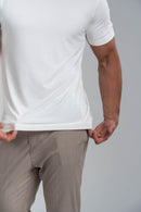 Camiseta Tacto Modal Off White - Linha Essential