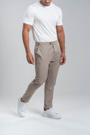 Conjunto Camiseta Tacto Modal Off + Calça Window Caqui