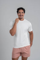 Camiseta Tacto Modal Off White - Linha Essential