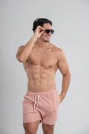 Short Linho Cut - Linha Resort - Rose