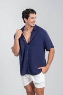 Camisa Easy Vibe Azul Marinho - Linha Urban