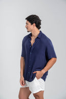 Camisa Easy Vibe Azul Marinho - Linha Urban