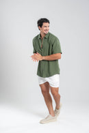 Camisa Vegas Liocel Verde Militar - Linha Urban