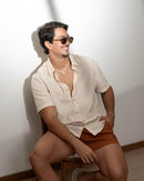 Camisa Vegas Liocel Off Rose - Linha Urban