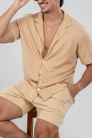 Short Paradizo Tricô Areia - Linha Urban
