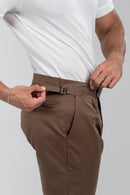 Conjunto Camiseta Tricô Modal Off + Calça Visconti Egípcio
