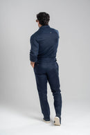 Camisa Amalfi 100% linho Azul Escuro - Linha Resort