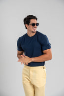 Camiseta Tacto Modal Azul Escuro - Linha Essential