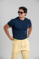 Camiseta Tacto Modal Azul Escuro - Linha Essential