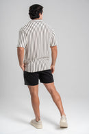 Camisa Matias Tricô Listrado - Linha Resort
