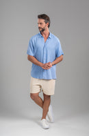 Camisa Easy Vibe Vintage Azul - Linha Urban