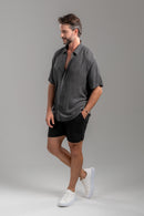 Camisa Easy Vibe Vintage Preta - Linha Urban