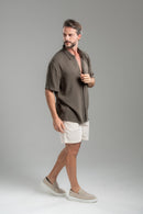 Camisa Easy Vibe Verde Acinzentado - Linha Urban