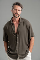 Camisa Easy Vibe Verde Acinzentado - Linha Urban
